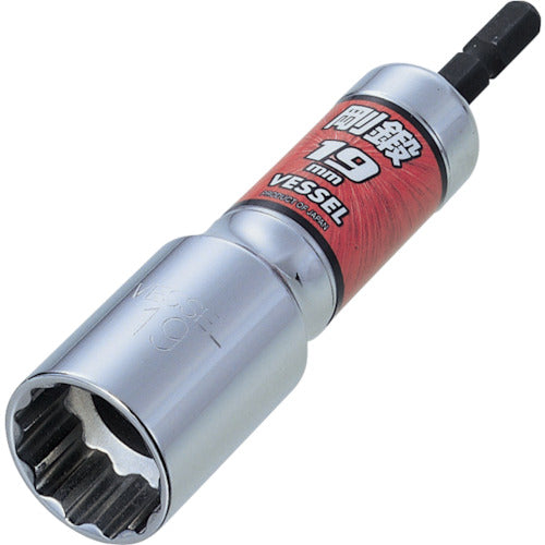 VESSEL Deep Hole Socket Bit LA20 Opposite Side 21 x 110mm LA202111 1 pc