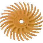 3M Radial Bristle Disc #3000 equivalent Beige 14.3mm BR DISC POL2 9/16 48 pieces