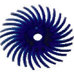 3M 레이디얼 브리슬 디스크 #400 상당 파랑 14.3mm BR DISC 400 9/16 48개