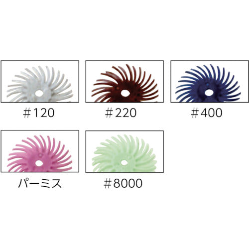 ３Ｍ　ラジアル・ブリッスルディスク　＃４００相当　青　１４．３ｍｍ　BR DISC 400 9/16　48 個