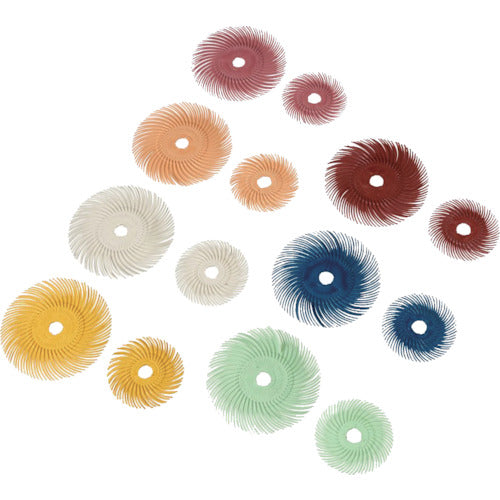 3M 레이디얼 브리슬 디스크 #3000 상당 베이지 19.1mm BR DISC 6M 3/4 48개