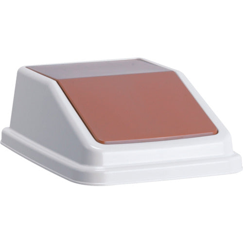 Teramoto Eco Sorting Trash Pail W40 with Lid Brown General Waste DS-245-501-4 1 pc