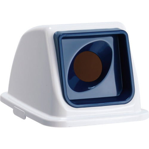 Teramoto Eco Sorting Color Pail W65 Lid Navy Round Hole Open Can DS-194-731-7 1 pc