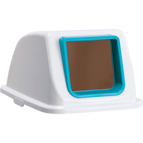 テラモト　エコ分別カラーペールＷ９０　蓋　青オープン　もえないゴミ　DS-194-813-3　1 個