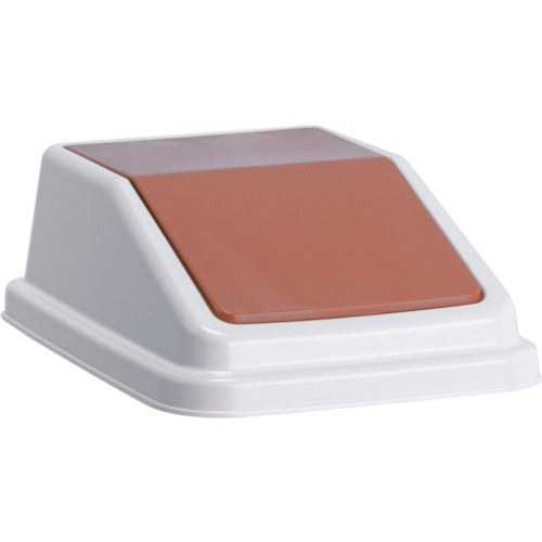 Teramoto Eco Sorting Trash Pail W30 with Lid Brown General Waste DS-245-201-4 1 pc