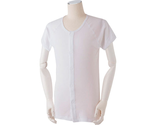 ワンタッチ式肌着　半袖　紳士用 / S-M-W1　白　M　1 枚