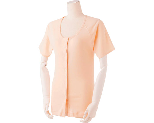 ワンタッチ式肌着　半袖　婦人用 / F-M-W1　ピンク　M　1 枚