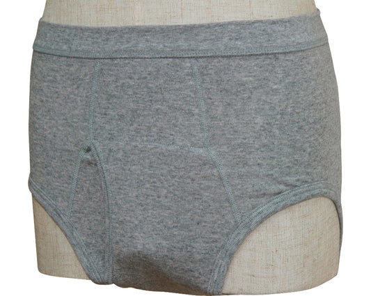 Men's incontinence briefs / W663 L Gray 1 piece