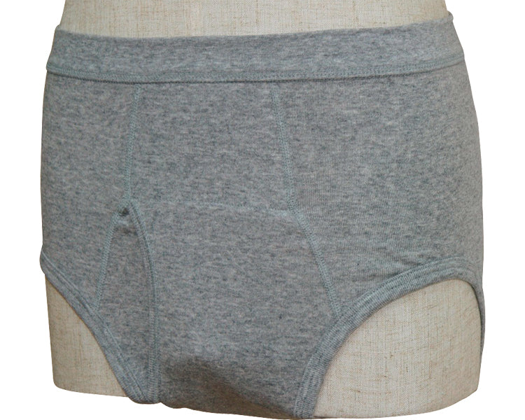 Men's incontinence briefs / W663 LL Gray 1 piece