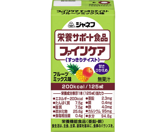 ジャネフ　ファインケア　すっきりテイスト　フルーツミックス味 / 12962　125mL　1 個