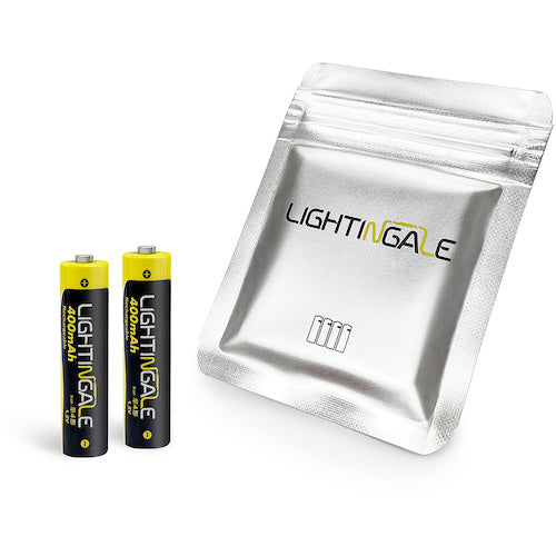 Lightingale AAA Lithium-ion Rechargeable Battery [2-Pack] Micro USB LTG0003 1 PK