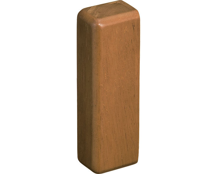 Wooden end cover for base plate, for large walls, 120mm / 040-2375 M Brown BH-21MB 1 piece