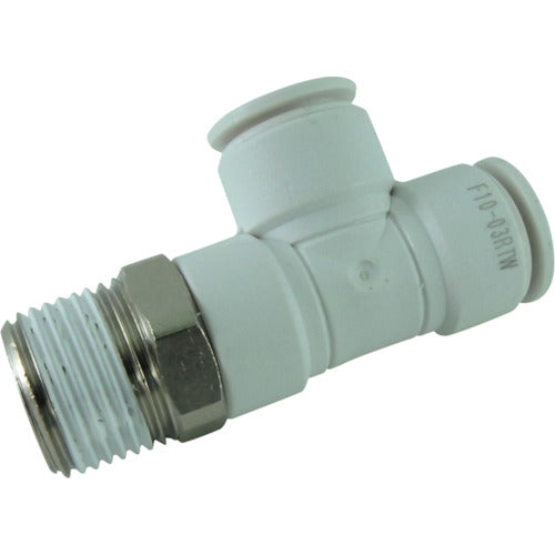 치요다 호스 피팅 파이브 메일 런티 W(흰색) 10mm·R3/8 F10-03RTW 1개