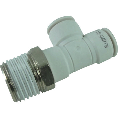 치요다 호스 피팅 파이브 메일 런티 W(흰색) 10mm·R1/2 F10-04RTW 1개