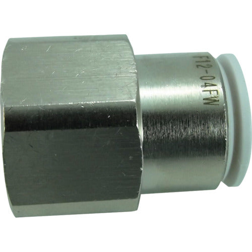 Chiyoda Five Female Connector W (White) 12mm RC1/2 F12-04FW 1 piece