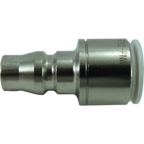 Chiyoda Five Built-in Coupling Straight Plug W (White) 12mm F12-PNW 1 pc