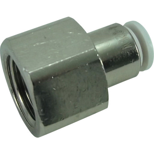 Chiyoda Five Female Connector W (White) 4mm R1/4 F4-02FW 1 piece