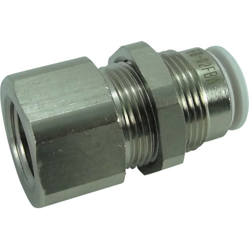 Chiyoda Tube Fitting Five Female Bulk White 6mm Rc1/4 F6-02FBW 1 pc