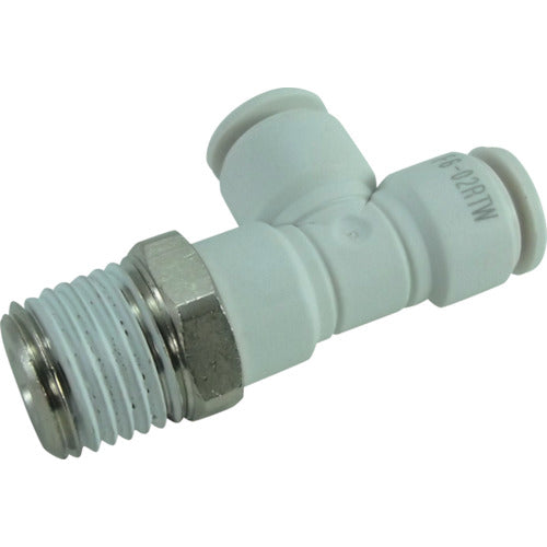 チヨダ　ホース継手　ファイブメイルランティ　Ｗ（白）　６ｍｍ・Ｒ１／４　F6-02RTW　1 個