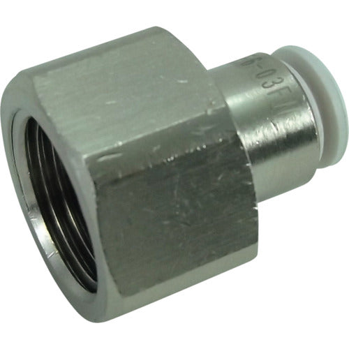 Chiyoda Five Female Connector W (White) 6mm RC3/8 F6-03FW 1 piece