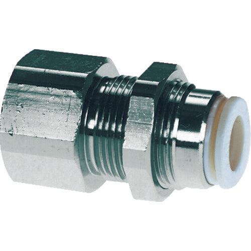 チヨダ　チューブ継手　ファイブフィメイルバルク　Ｗ（白）　８ｍｍ・ＲＣ１／４　F8-02FBW　1 個