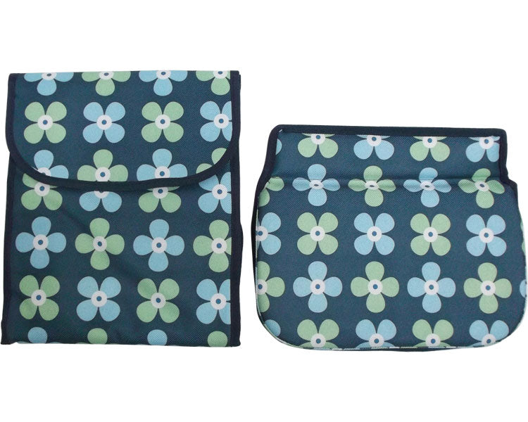 アンサンブル用　バッグセット / 花柄（青ベース）　1 個