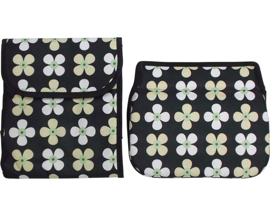 앙상블용 가방 세트 / 꽃무늬(검정 베이스) 1개