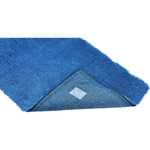 오카 업무용 목욕 매트 건도 양호 60×90cm 블루 66393 1장
