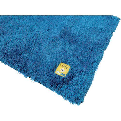 오카 업무용 목욕 매트 건도 양호 Ag+ 70×100cm 블루 66395 1장
