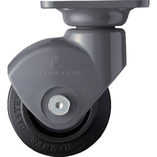 Hammer Silent Resin Caster Swivel Rubber Wheel (Radial Ball Bearing) 100mm 400P0S-FR100 1 pc
