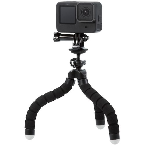 エレコム　アクションカメラ用アクセサリ　三脚　ＧｏＰｒｏ　汎用　フレキシブル　ブラック　AC-TPFL01BK　1 本