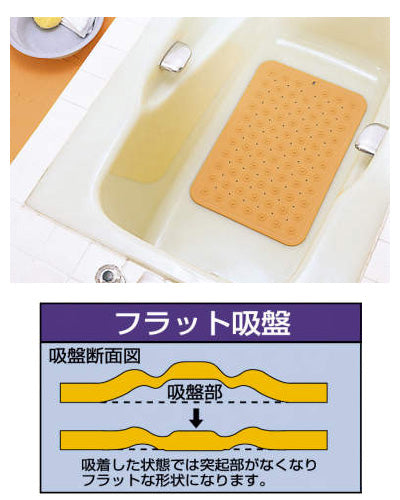すべり止めマット（フラット吸盤型） / 800214　1 枚