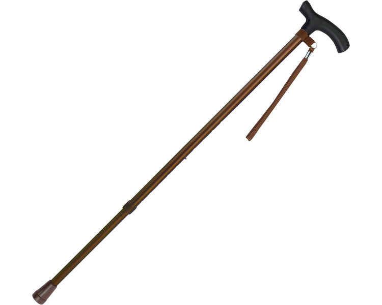 Telescopic walking stick A / 92-1 Brown 1 piece