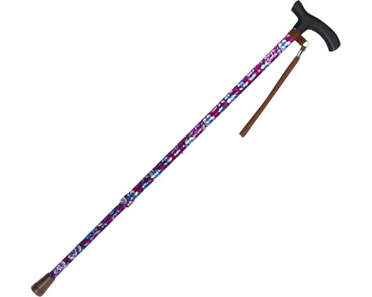 Telescopic walking stick A / 92-F5 Flower pattern R 1 piece