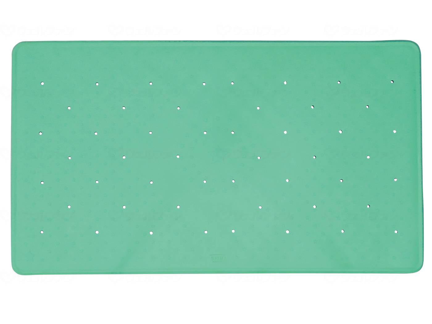 島製作所すべり止めﾊﾞｽﾏｯﾄ 楽湯 ﾗｲﾄｸﾞﾘｰﾝ