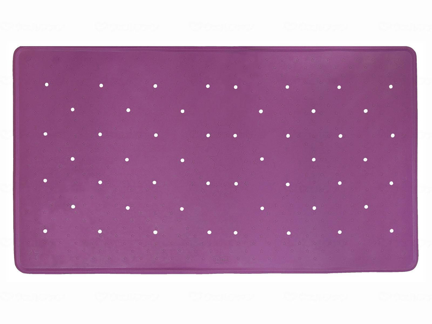 島製作所すべり止めﾊﾞｽﾏｯﾄ 楽湯 ﾊﾟｰﾌﾟﾙ