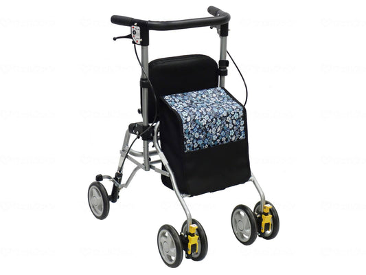 島製作所シンフォニーSPスリム 花柄紺