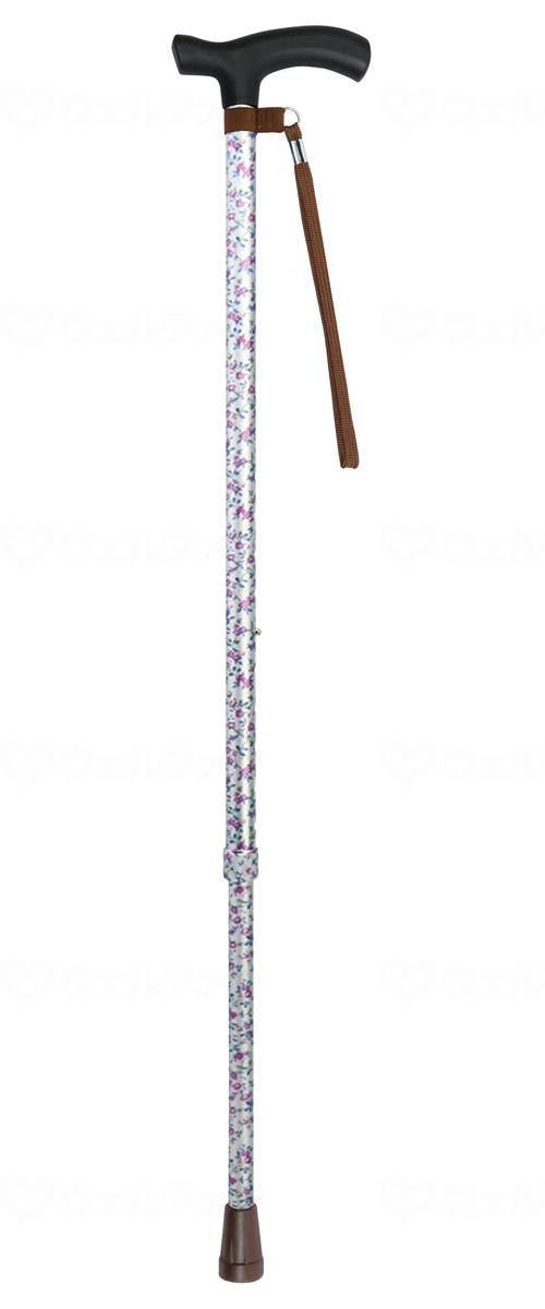 Shima Seisakusho Telescopic Walking Stick A Flower Pattern W