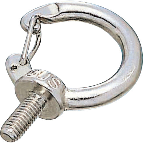 Mizumoto Hook Eye Bolt (metric thread) Twist diameter M-6 A-752 1 pc