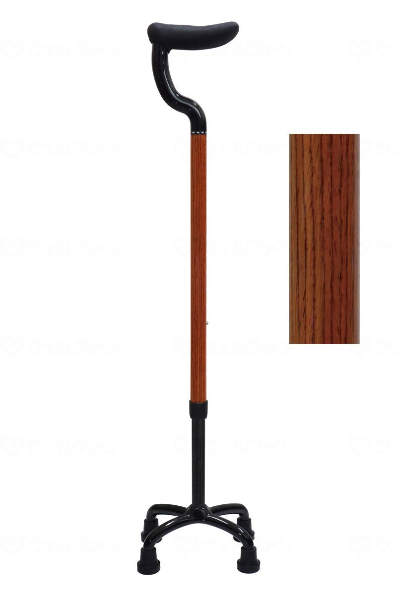 Shima Seisakusho All Carbon Four Point Flat Grip Rosewood