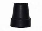 Shima Seisakusho Cane Rubber Cap (2 pieces) Black 21mm