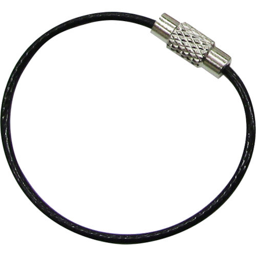 Mizumoto Key Wire Holder, Wire Diameter 1mm, Total Length 150mm, Black (1 pc) B-2962 1 bag