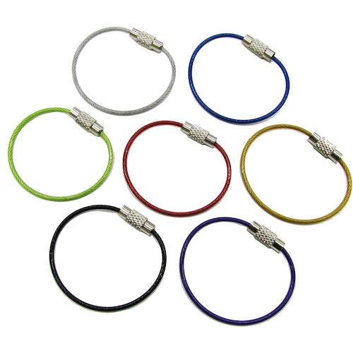 Mizumoto Key Wire Holder, Wire Diameter 1mm, Total Length 150mm, Black (1 pc) B-2962 1 bag