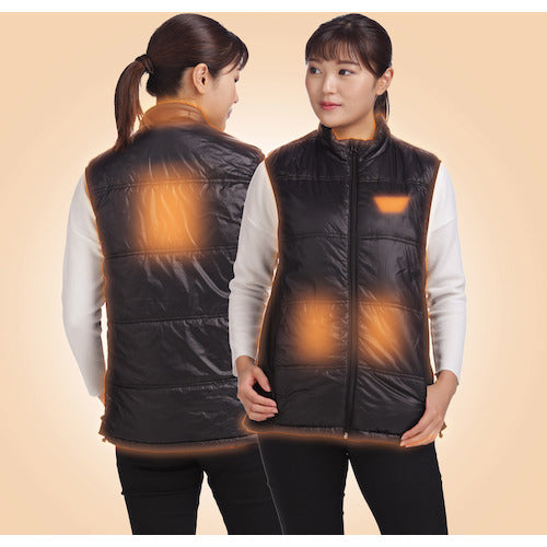 Linkuss Quick Warm Heat Vest EX Fabric White L LXPHBEXW-L 1 piece