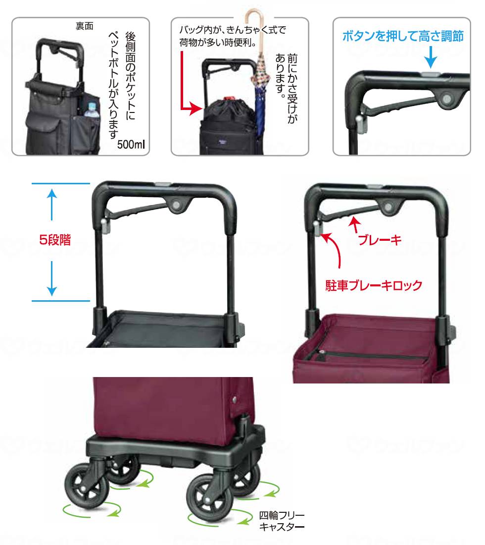 須恵廣工業ｉ(ｱｲ)カートﾌﾘｰ ﾌﾞﾗｯｸ