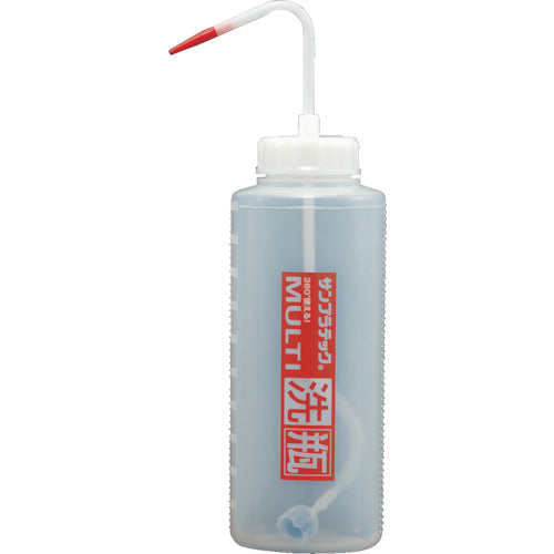 サンプラ　マルチ洗瓶１０００ｍｌ赤　17003　1 本