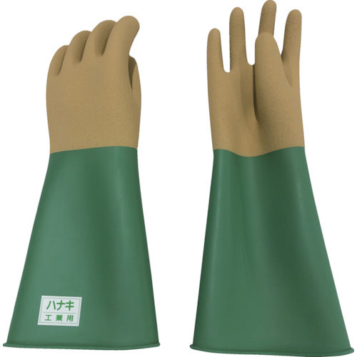 Hanaki Rubber Chemical Gloves Hanarobe 416 43200 1 pair