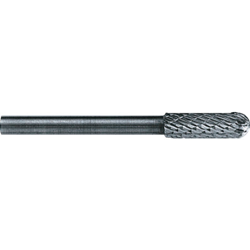 スーパー　スーパー超硬バー　オール超硬　先丸円筒型（シングルカット）刃径：４．０ｍｍ　刃長：１２．７ｍｍ　軸径：３．０ｍｍ　SB2D03S　1 本