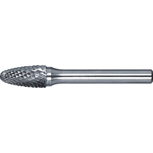 スーパー　スーパー超硬バー　ダイヤモンドカット　ロー付タイプ　シャンク径６ｍｍ（砲弾型）　刃径：９．５　刃長：１９．０　SB3C03D　1 本