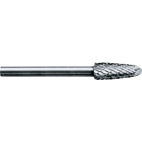 Super Super Carbide Bur All Carbide Type Bullet Type (Single Cut) Blade Diameter: 5.0mm Blade Length: 12.7mm Shaft Diameter: 3.0mm SB3D08S 1 pc